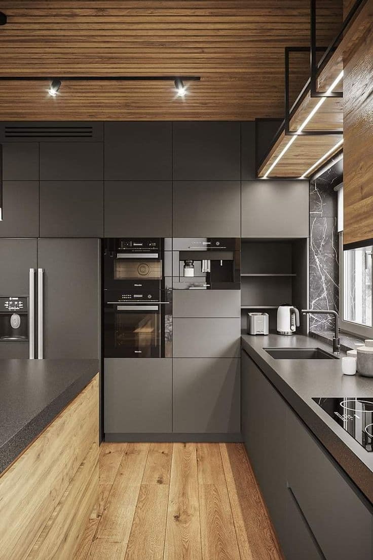 Completed kitchen renovation project, photo 15