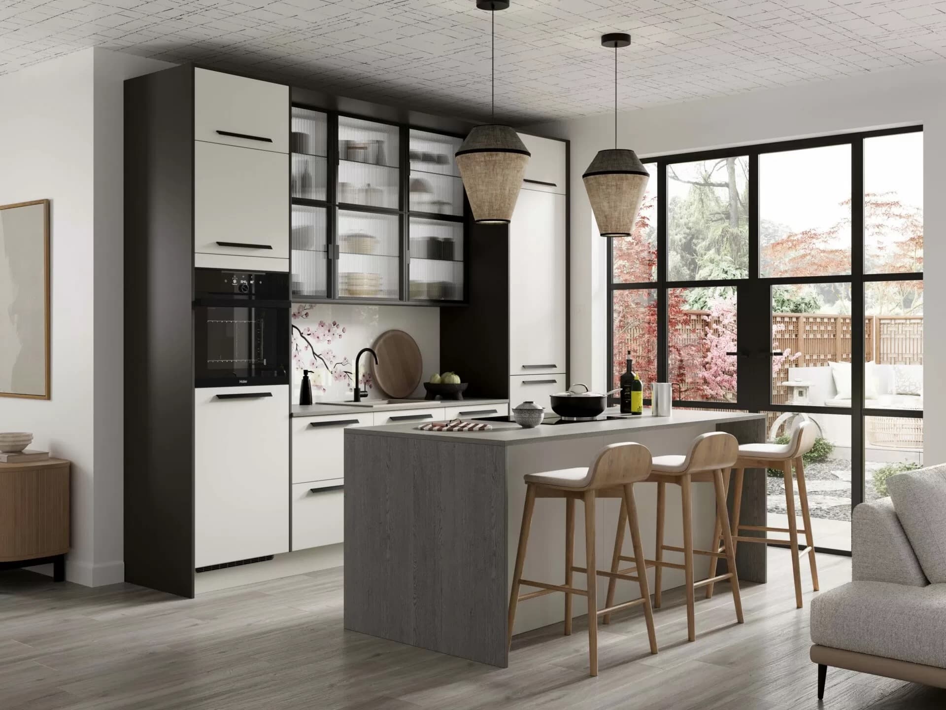 Completed kitchen renovation project, photo 22