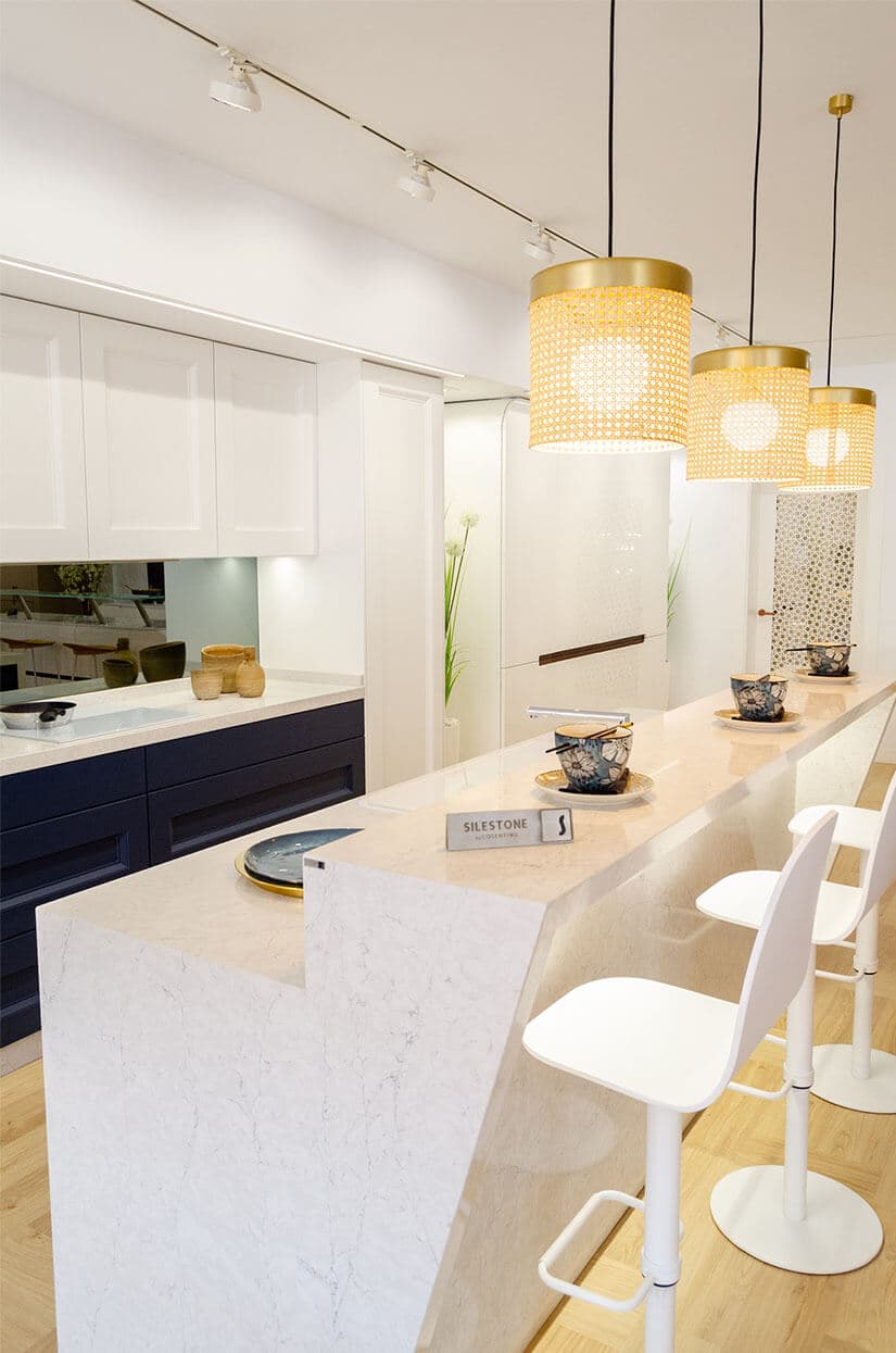 White & Blue Kitchen kitchen design, photo 3